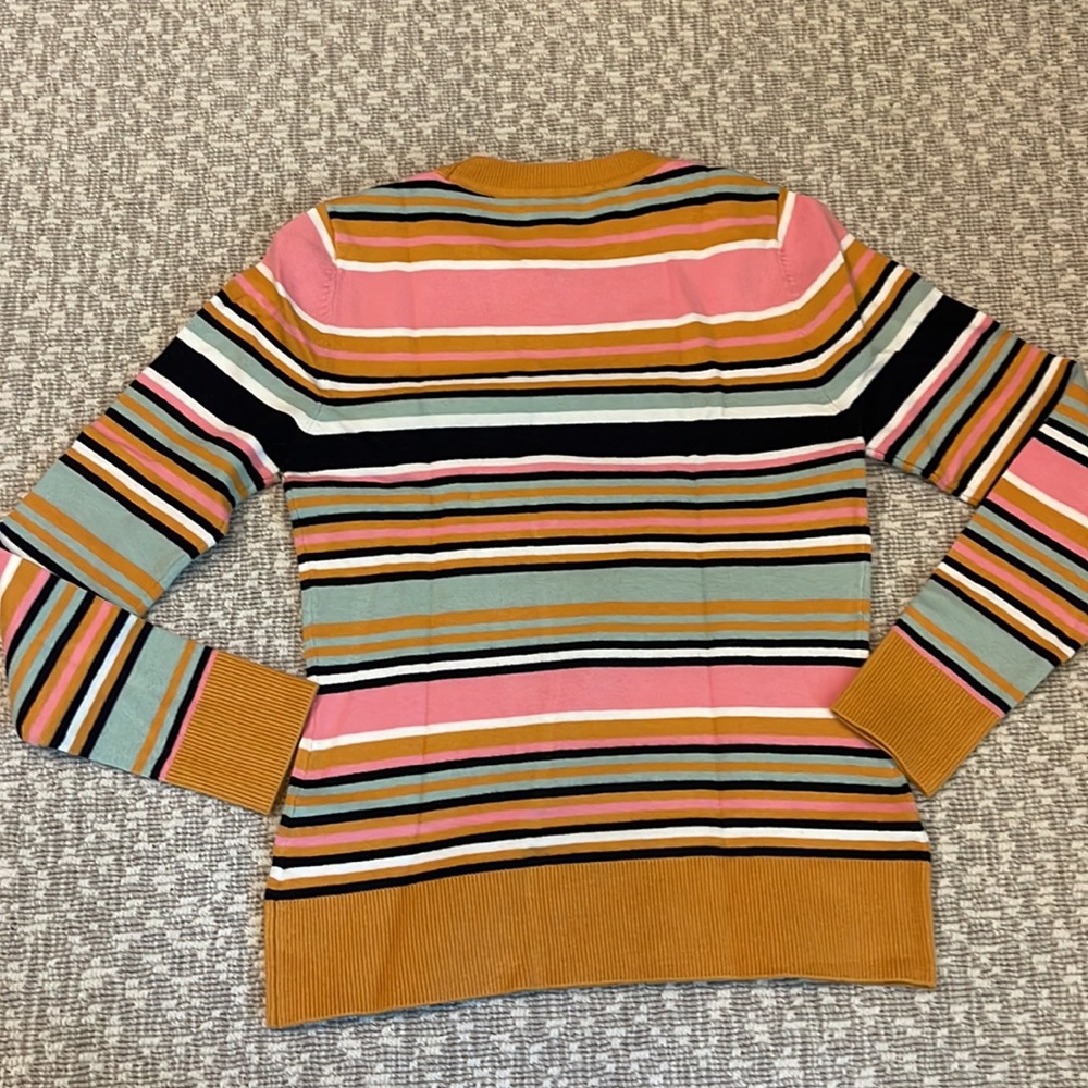 JoosTricot Striped crewneck long sleeve sweater, M - Picture 7 of 7
